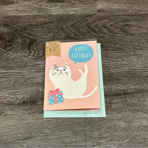 Pop-up Kitten White Cat Birthday Card ❘ Celebrate Card ❘ Happy Birthday Card - Picture 6 of 6